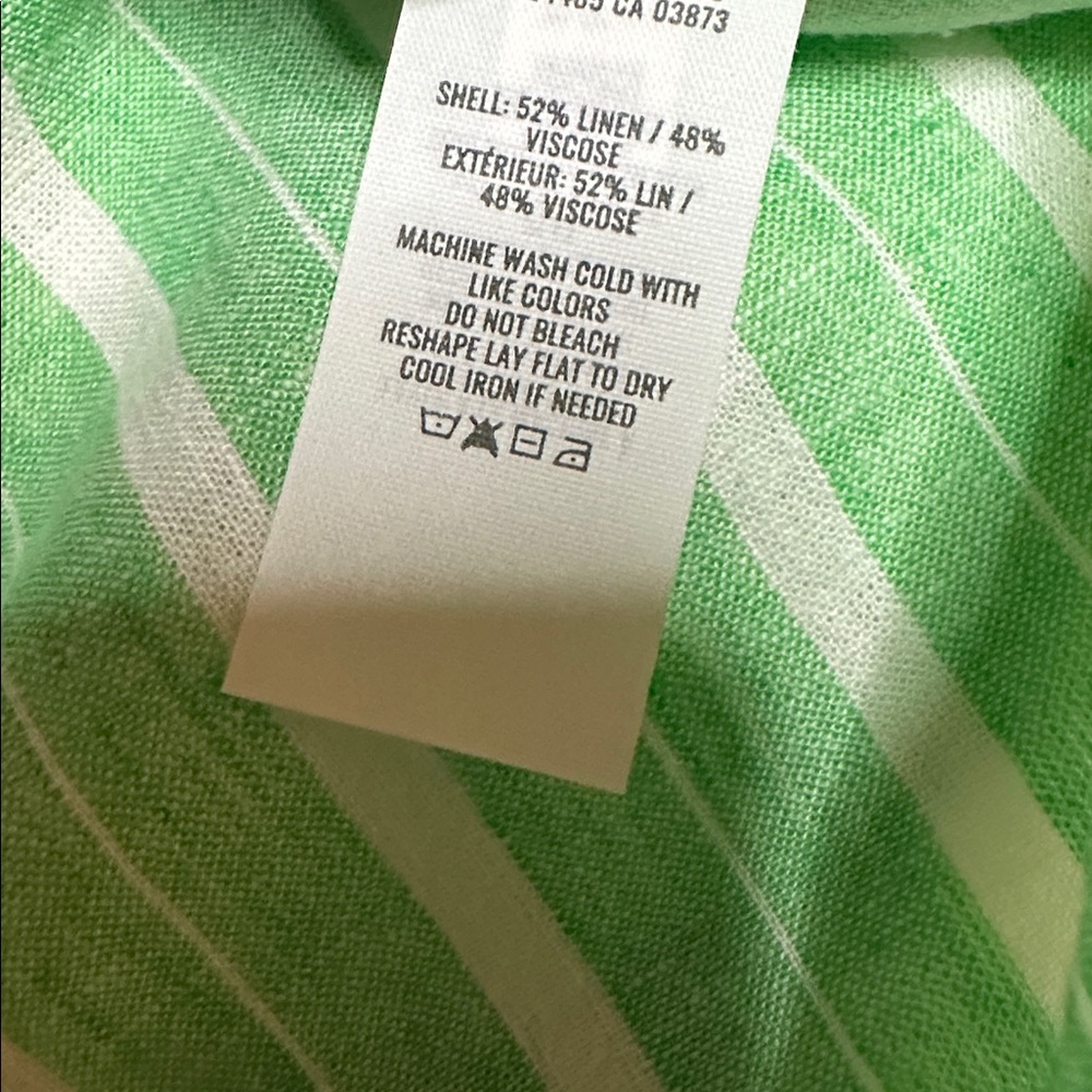 Aerie Pool To Party Linen Blend Coverup Shirt Size S - Picture 7 of 10